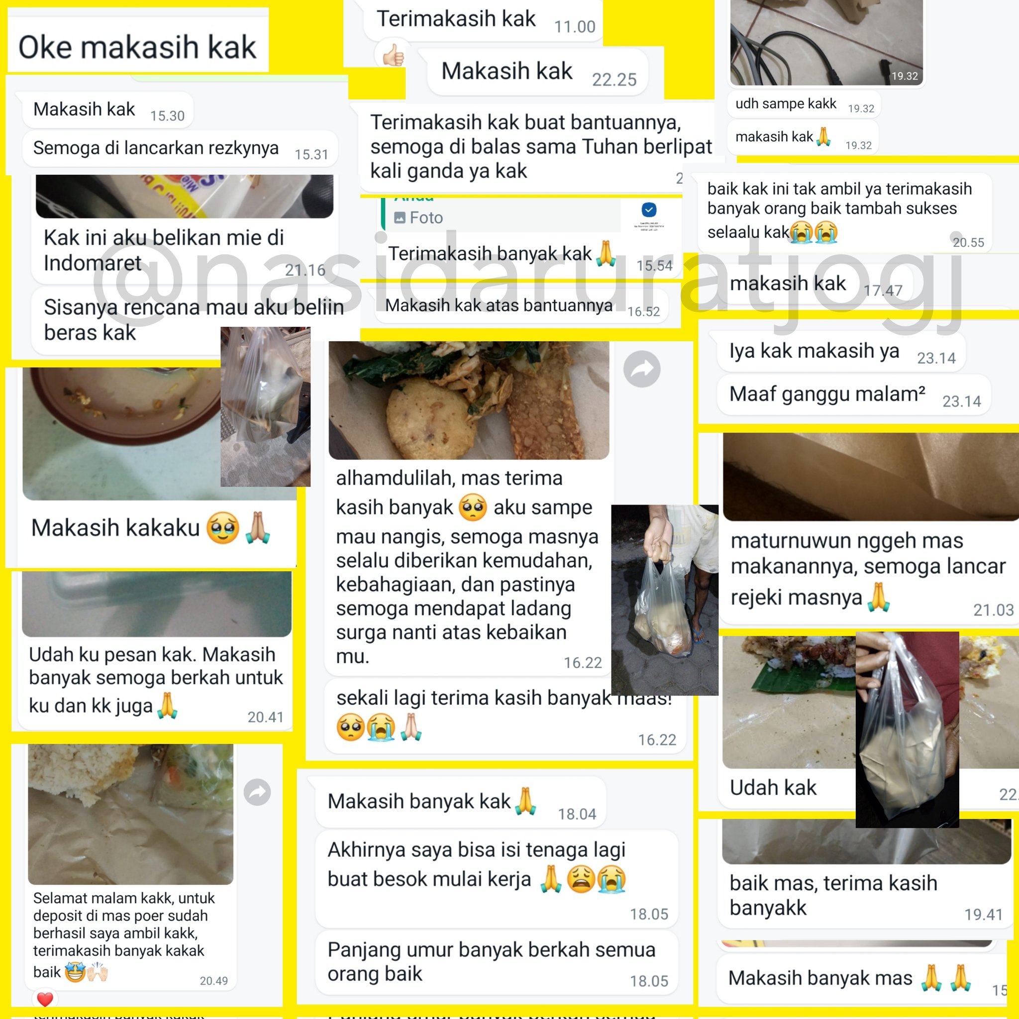 Makanan Gratis Bagi Yang Kesusahan di Sekitar Yogya 4 nasi darurat