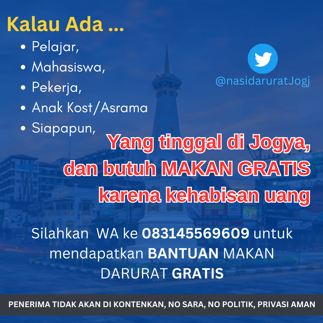makanan gratis yogyakarta makanan gratis yogyakarta
