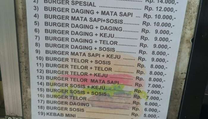 Naruto Burger, Burger Murah di Banjarmasin