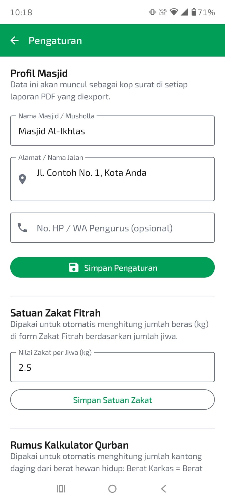 Aplikasi Manajemen Masjid