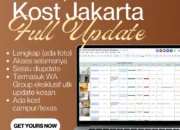 1,200 LIST KOST DI JAKARTA/TGR (akses selamanya)