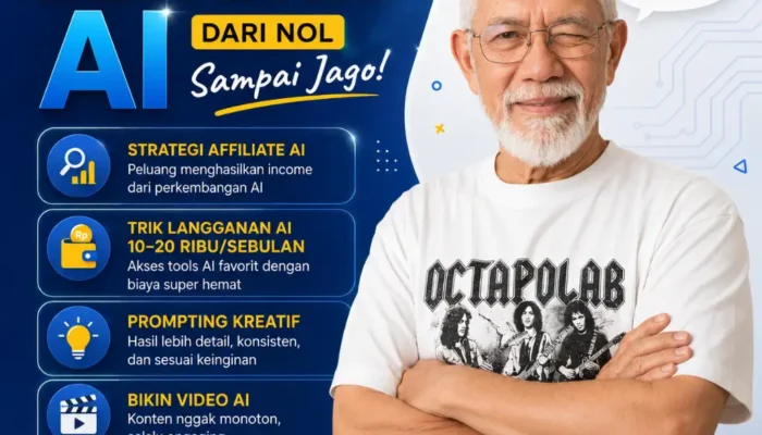 BELAJAR AI DARI NOL SAMPAI JAGO TANPA RIBET - by OCTAPOLAB