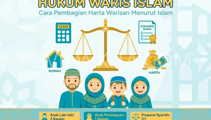 Kalkulator Waris Islam (edukasi)
