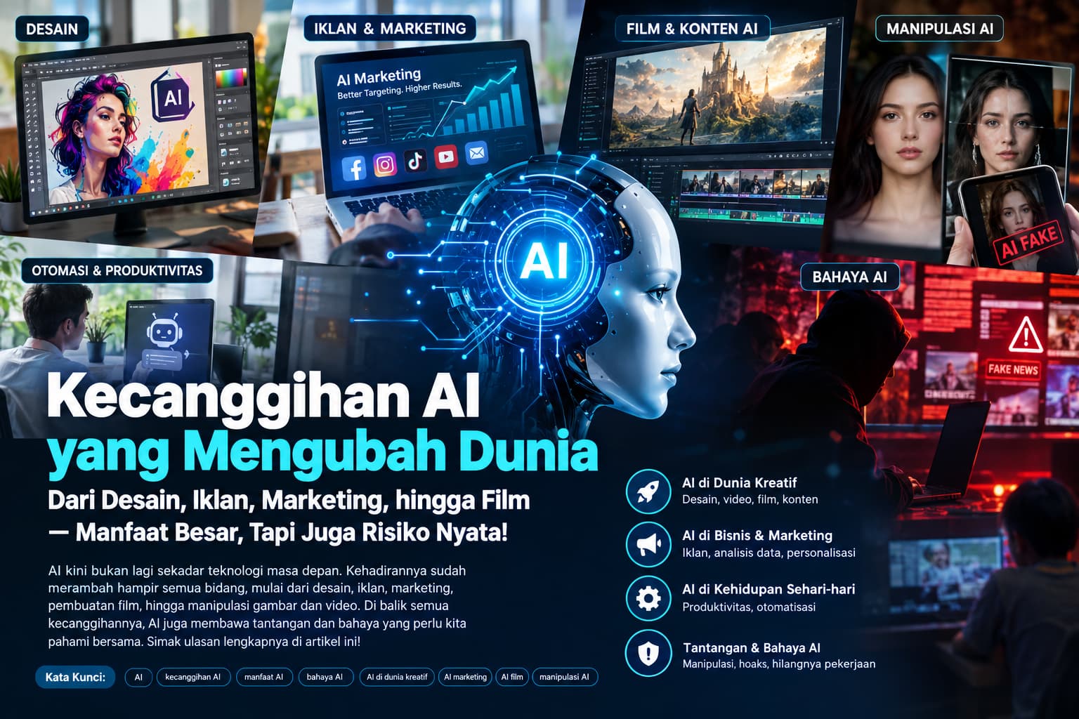 Kemajuan AI Dari Desain, Marketing, Film hingga Bahaya Manipulasi 1 kemajuan AI