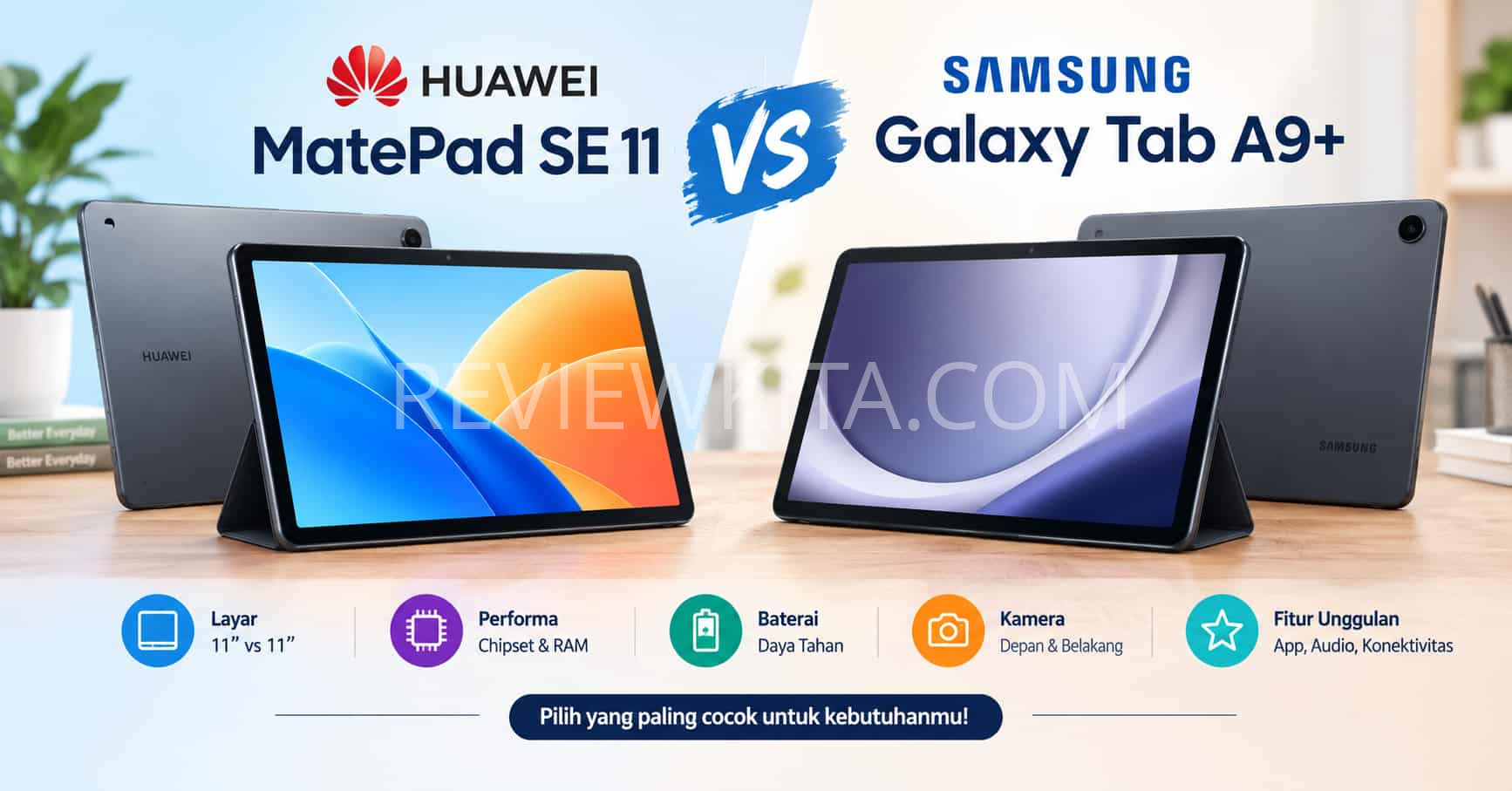 Huawei MatePad SE 11 vs Samsung Galaxy Tab A9+