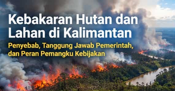 kebakaran hutan dan lahan di Kalimantan