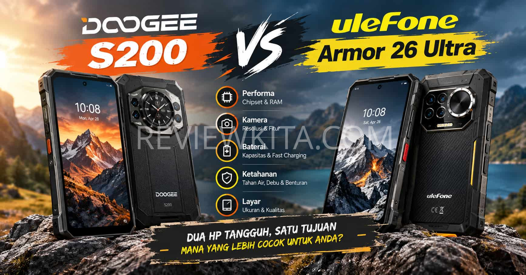 doogee s200 vs ulefone armor 26 ultra